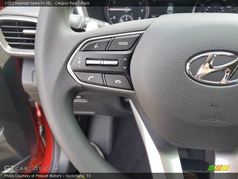 Calypso Red / Black 2021 Hyundai Santa Fe SEL