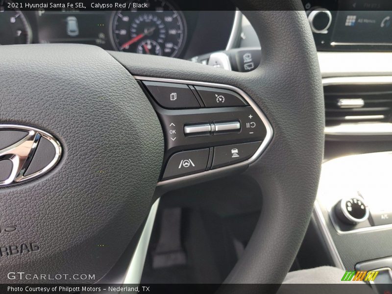 Calypso Red / Black 2021 Hyundai Santa Fe SEL