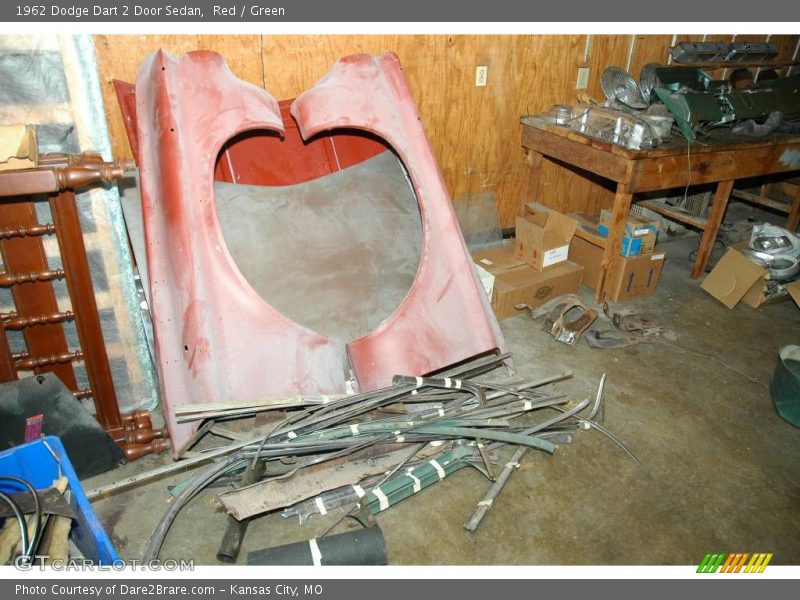 Red / Green 1962 Dodge Dart 2 Door Sedan