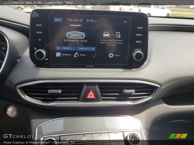 Calypso Red / Black 2021 Hyundai Santa Fe SEL