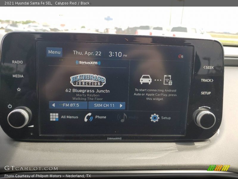 Calypso Red / Black 2021 Hyundai Santa Fe SEL