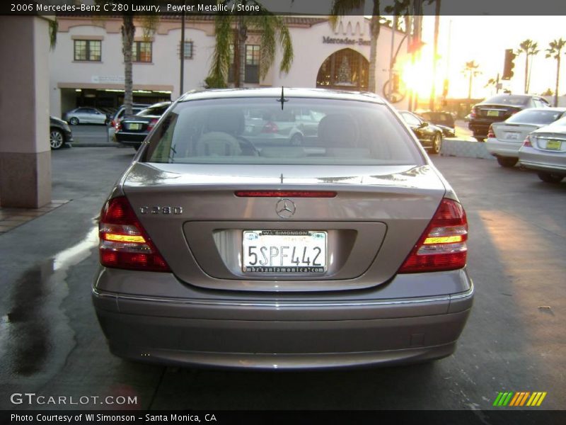 Pewter Metallic / Stone 2006 Mercedes-Benz C 280 Luxury