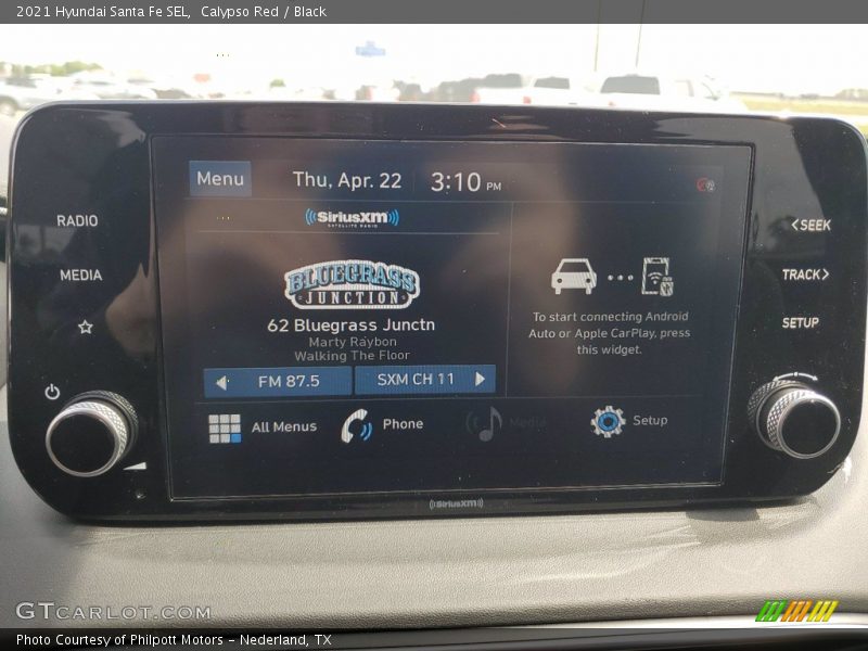 Calypso Red / Black 2021 Hyundai Santa Fe SEL