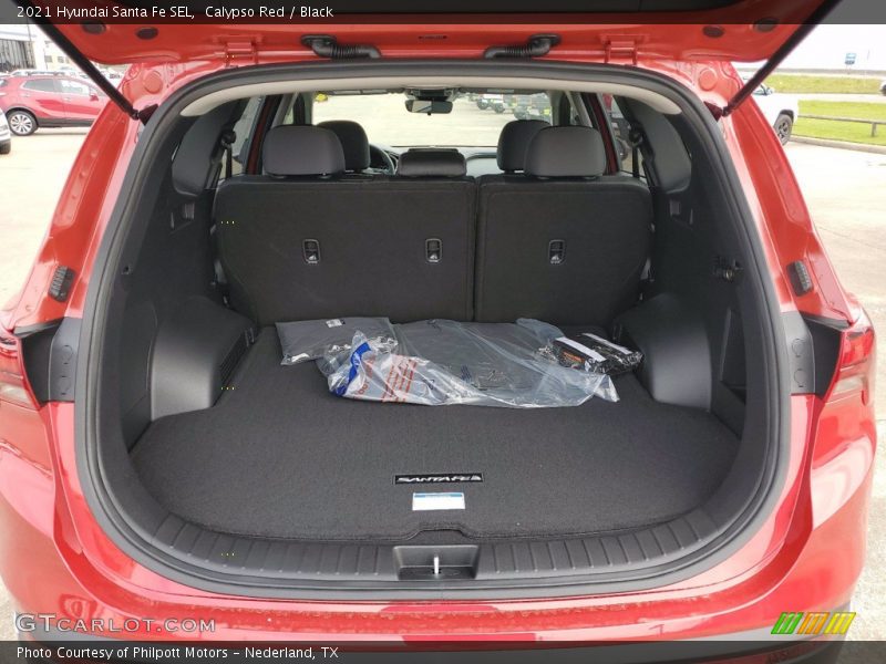 Calypso Red / Black 2021 Hyundai Santa Fe SEL