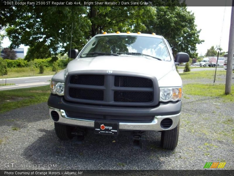 Bright Silver Metallic / Dark Slate Gray 2003 Dodge Ram 2500 ST Regular Cab 4x4