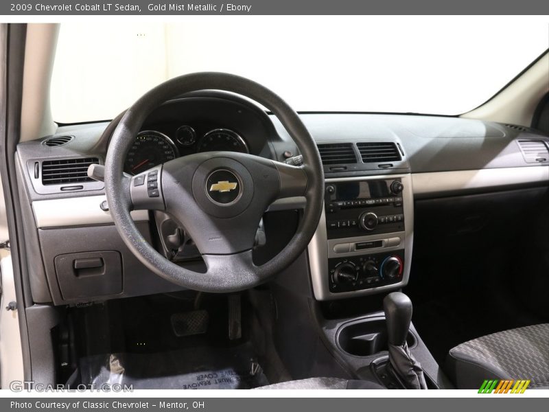 Gold Mist Metallic / Ebony 2009 Chevrolet Cobalt LT Sedan