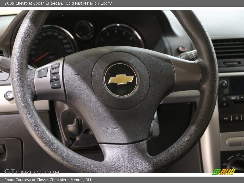 Gold Mist Metallic / Ebony 2009 Chevrolet Cobalt LT Sedan