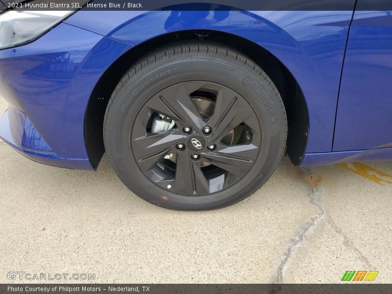 Intense Blue / Black 2021 Hyundai Elantra SEL