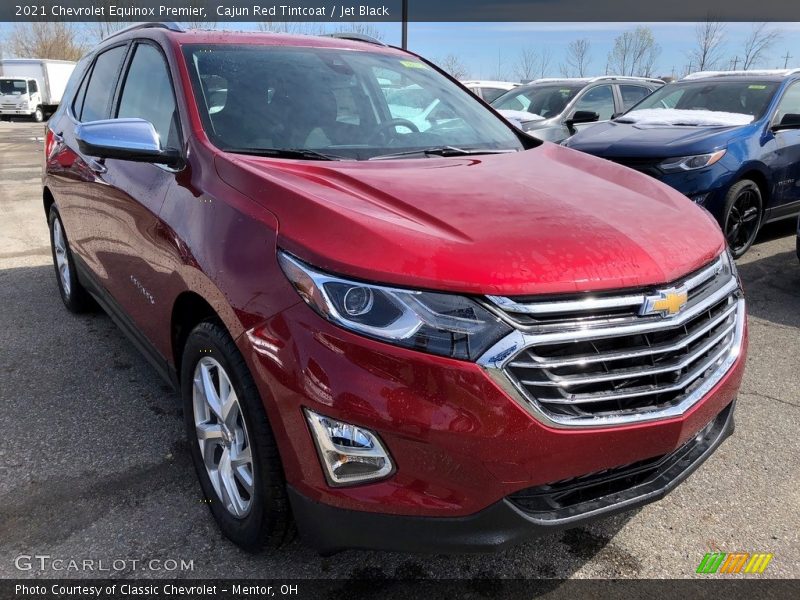 Cajun Red Tintcoat / Jet Black 2021 Chevrolet Equinox Premier