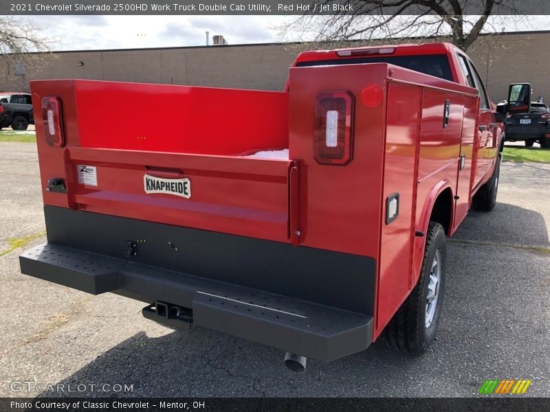 Red Hot / Jet Black 2021 Chevrolet Silverado 2500HD Work Truck Double Cab Utility