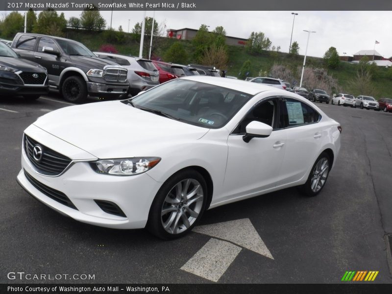 Snowflake White Pearl Mica / Black 2017 Mazda Mazda6 Touring