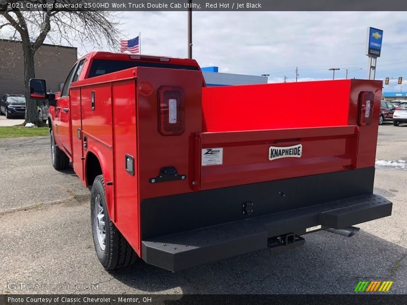 Red Hot / Jet Black 2021 Chevrolet Silverado 2500HD Work Truck Double Cab Utility