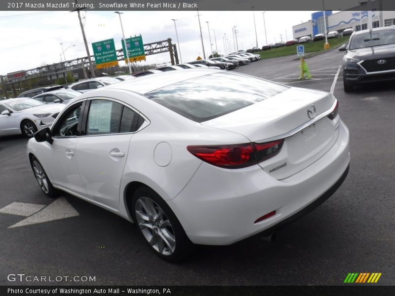 Snowflake White Pearl Mica / Black 2017 Mazda Mazda6 Touring