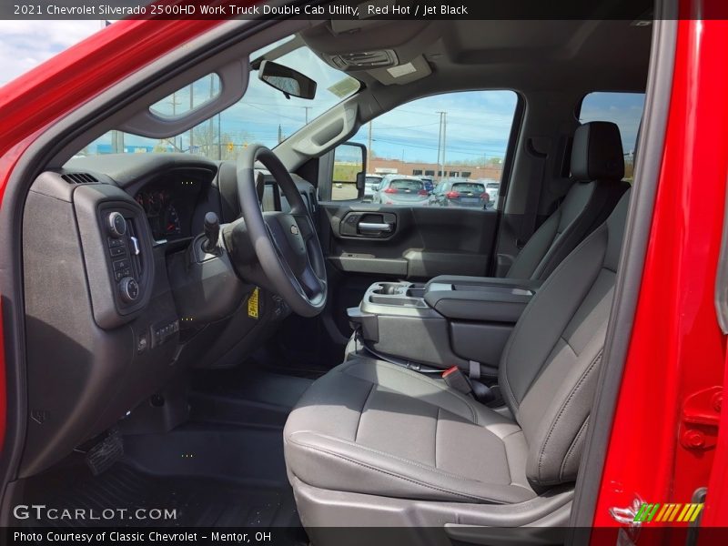 Red Hot / Jet Black 2021 Chevrolet Silverado 2500HD Work Truck Double Cab Utility