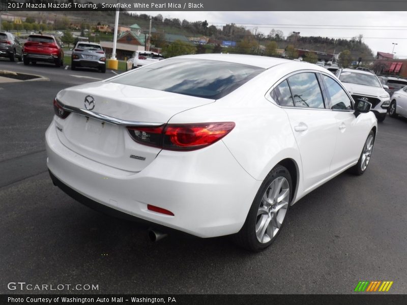 Snowflake White Pearl Mica / Black 2017 Mazda Mazda6 Touring