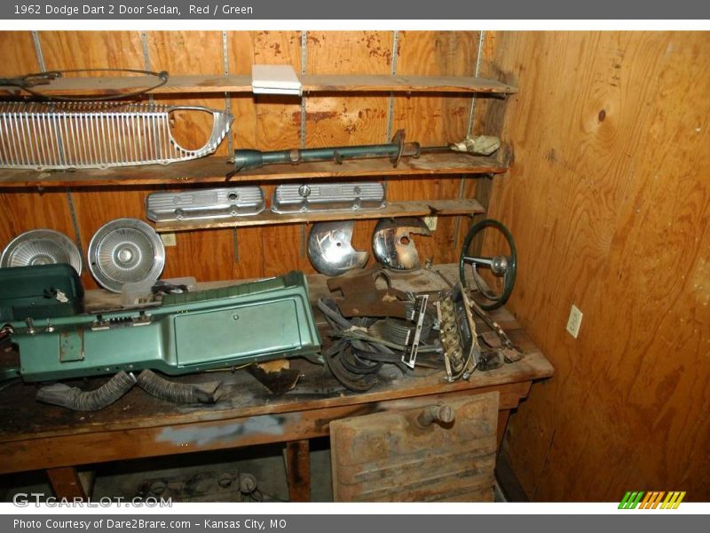 Red / Green 1962 Dodge Dart 2 Door Sedan