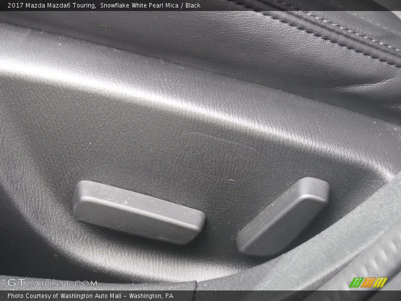 Snowflake White Pearl Mica / Black 2017 Mazda Mazda6 Touring