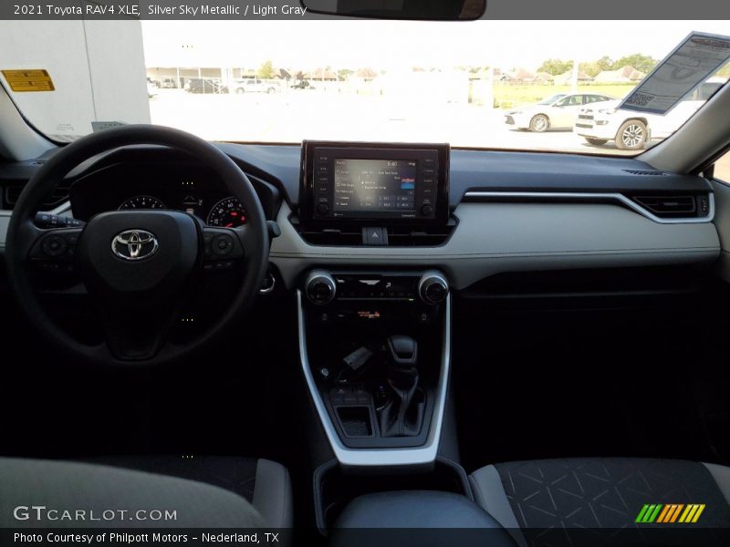 Silver Sky Metallic / Light Gray 2021 Toyota RAV4 XLE