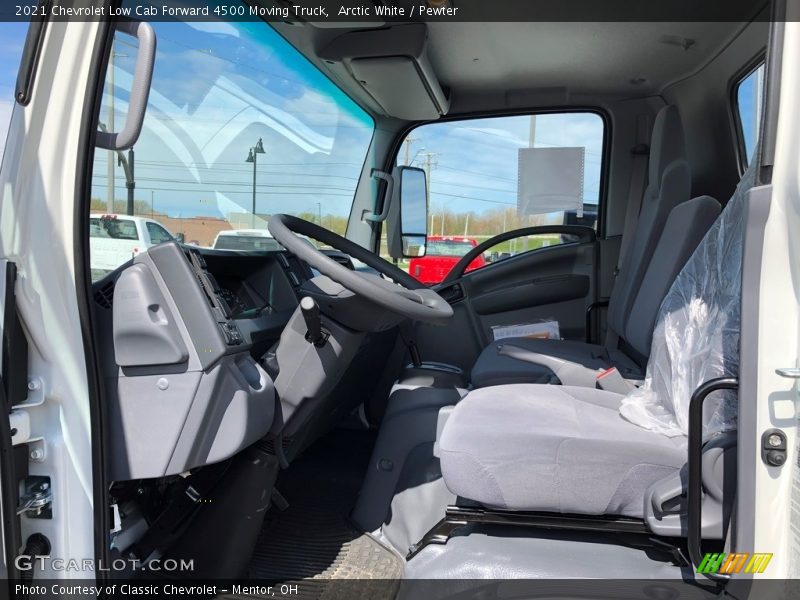 Front Seat of 2021 Low Cab Forward 4500 Moving Truck