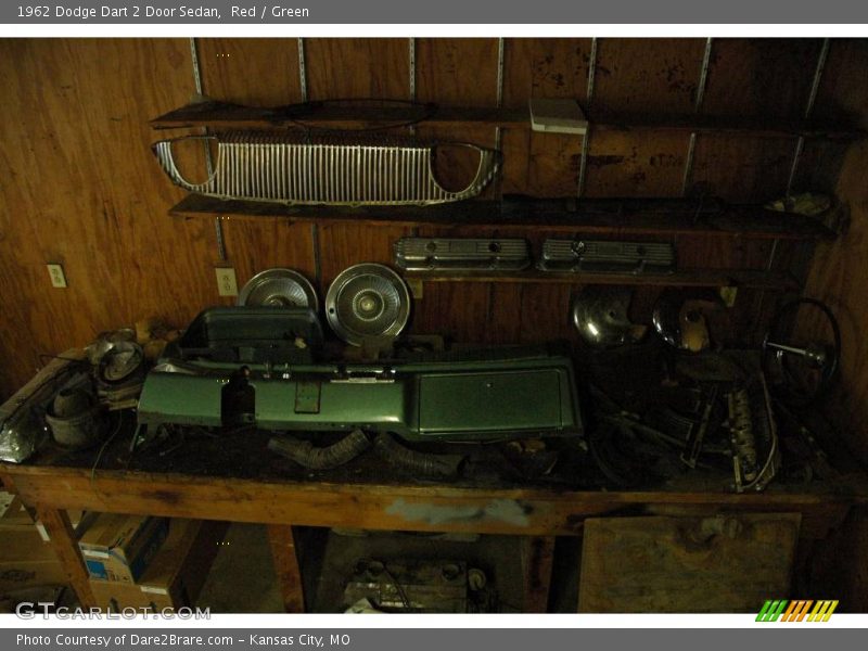 Red / Green 1962 Dodge Dart 2 Door Sedan