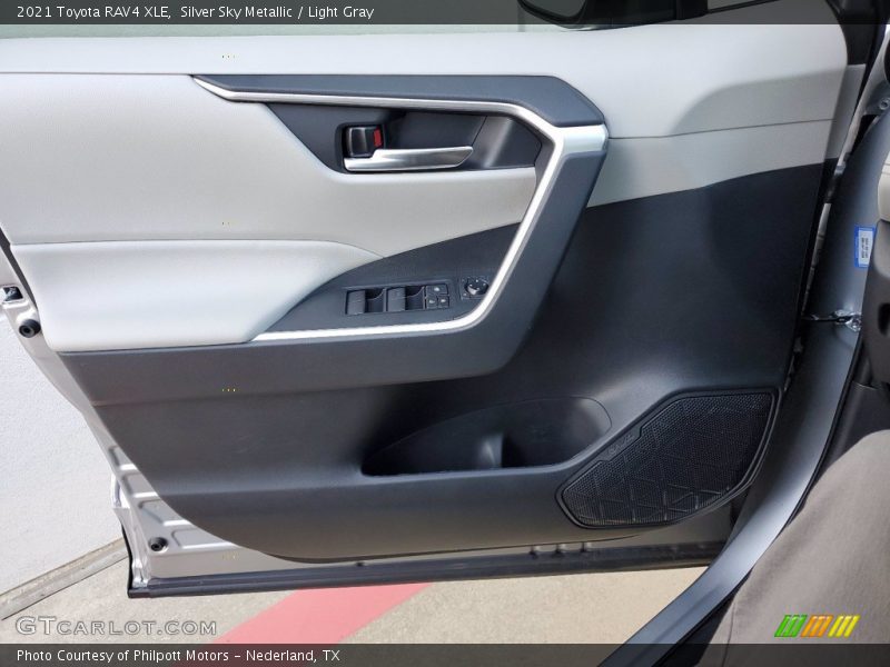 Silver Sky Metallic / Light Gray 2021 Toyota RAV4 XLE