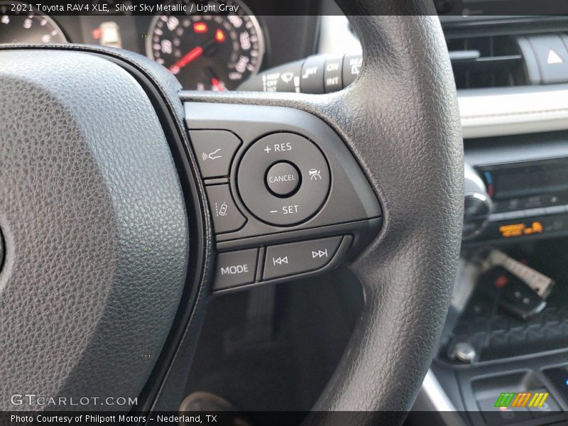 Silver Sky Metallic / Light Gray 2021 Toyota RAV4 XLE