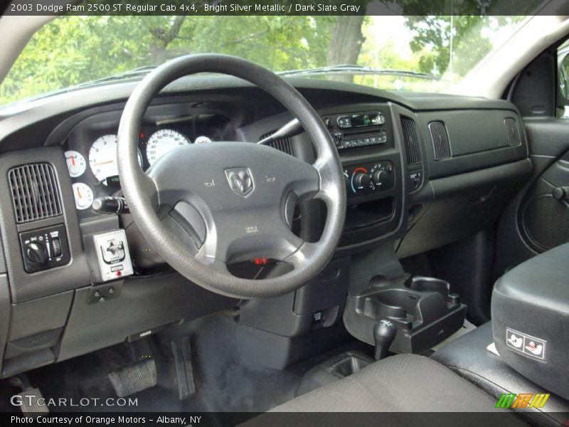 Bright Silver Metallic / Dark Slate Gray 2003 Dodge Ram 2500 ST Regular Cab 4x4