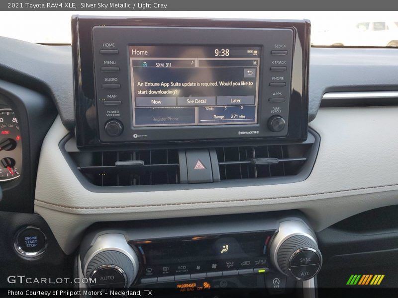 Silver Sky Metallic / Light Gray 2021 Toyota RAV4 XLE
