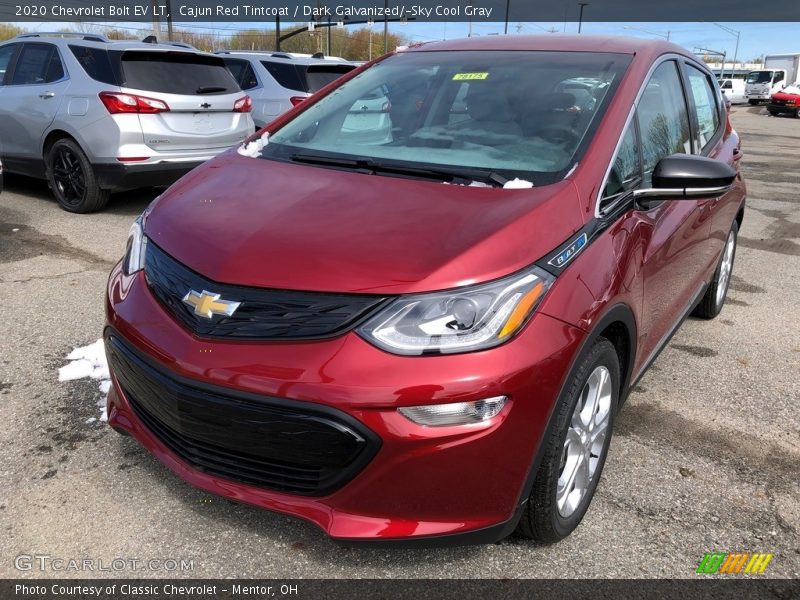 Cajun Red Tintcoat / Dark Galvanized/­Sky Cool Gray 2020 Chevrolet Bolt EV LT