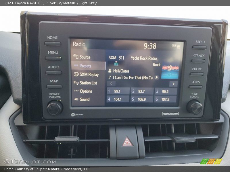 Silver Sky Metallic / Light Gray 2021 Toyota RAV4 XLE