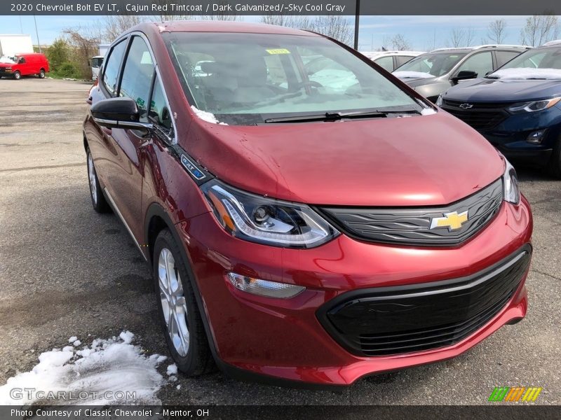 Cajun Red Tintcoat / Dark Galvanized/­Sky Cool Gray 2020 Chevrolet Bolt EV LT