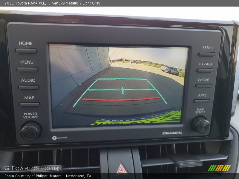 Silver Sky Metallic / Light Gray 2021 Toyota RAV4 XLE
