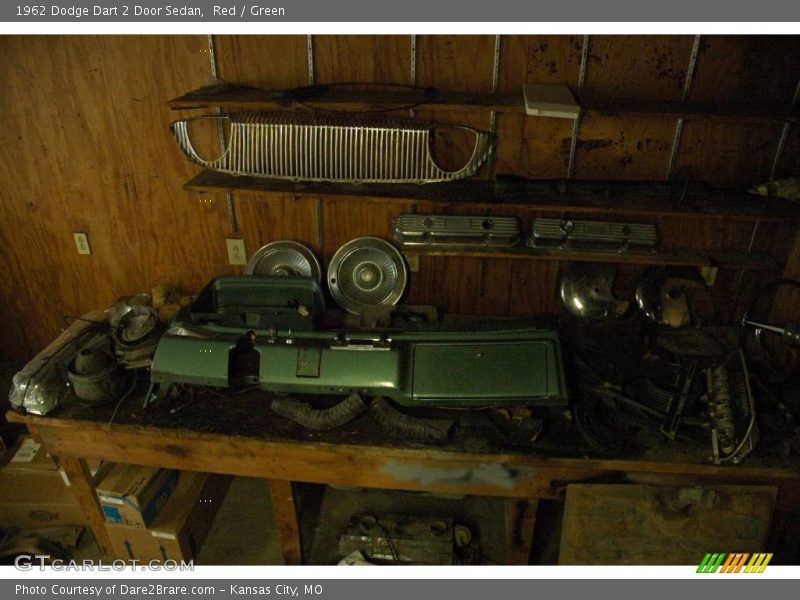 Red / Green 1962 Dodge Dart 2 Door Sedan