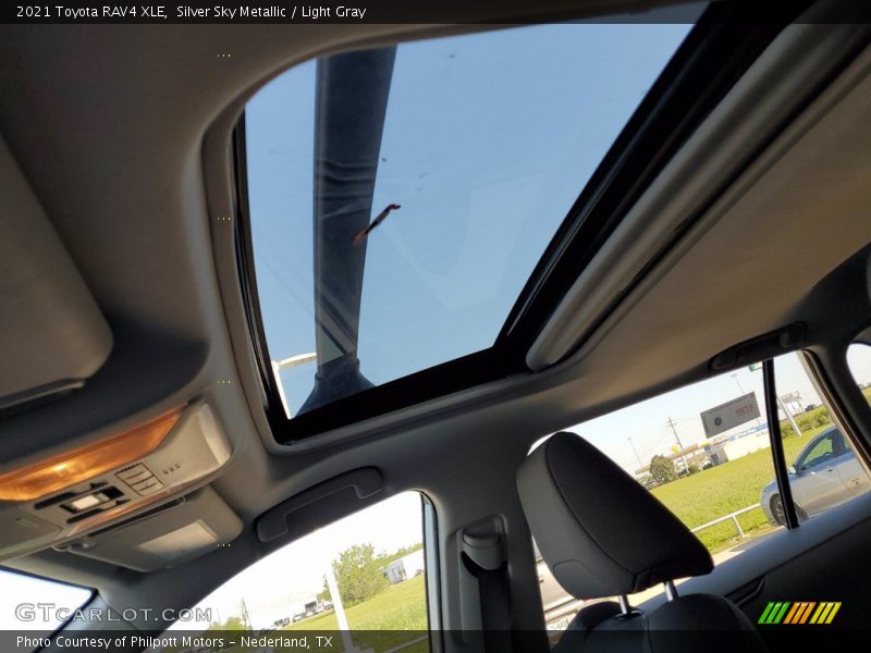 Silver Sky Metallic / Light Gray 2021 Toyota RAV4 XLE