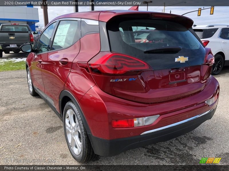 Cajun Red Tintcoat / Dark Galvanized/­Sky Cool Gray 2020 Chevrolet Bolt EV LT