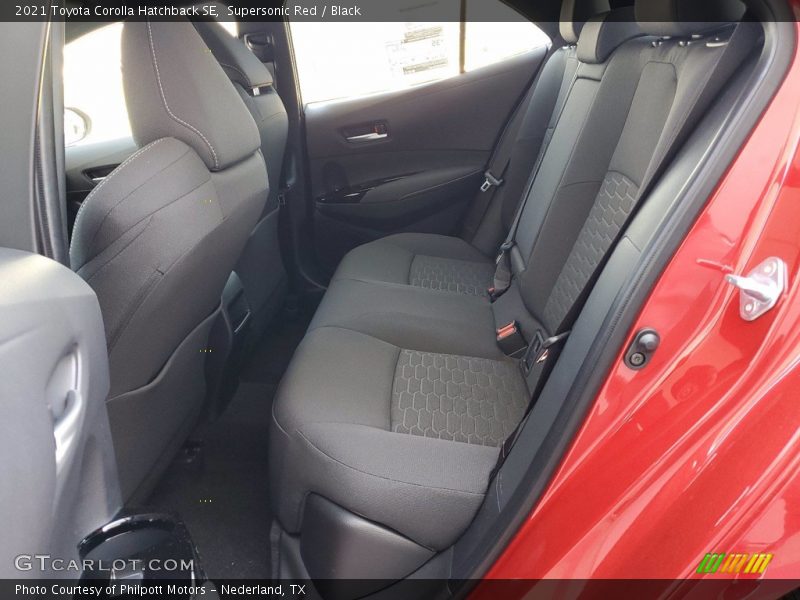 Rear Seat of 2021 Corolla Hatchback SE