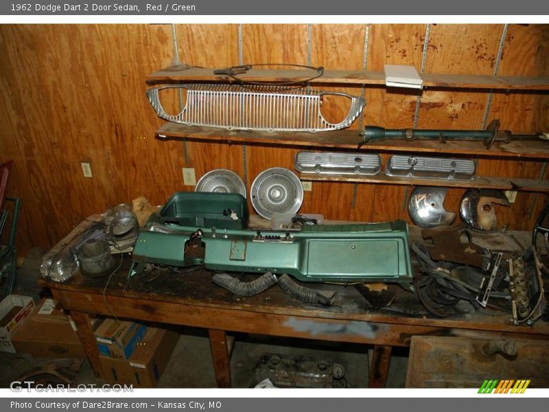 Red / Green 1962 Dodge Dart 2 Door Sedan