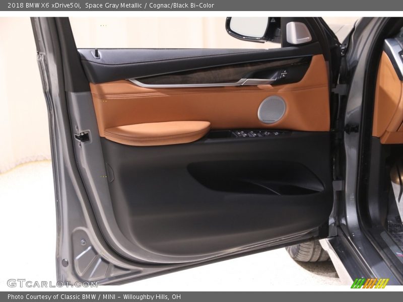 Space Gray Metallic / Cognac/Black Bi-Color 2018 BMW X6 xDrive50i