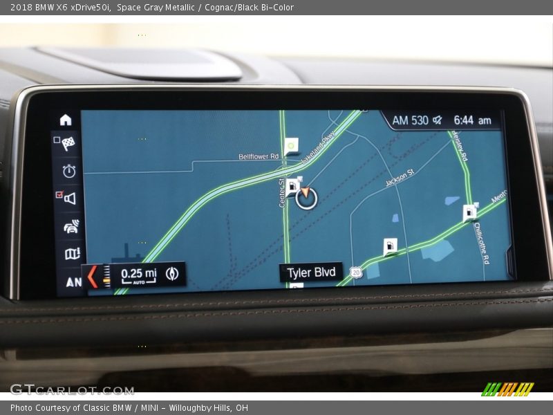 Navigation of 2018 X6 xDrive50i