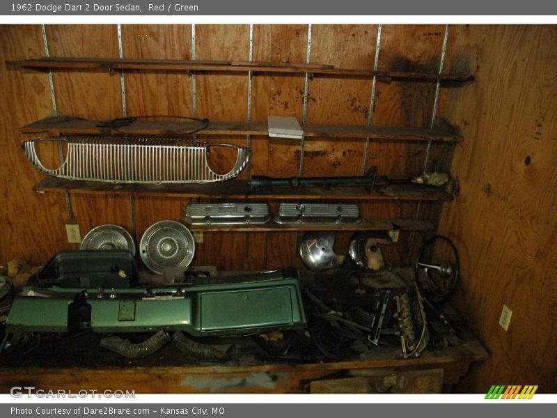Red / Green 1962 Dodge Dart 2 Door Sedan