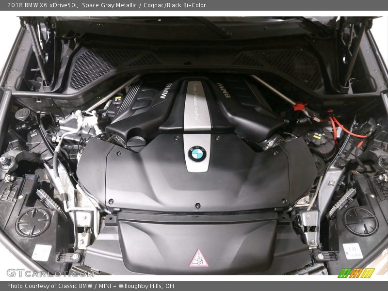  2018 X6 xDrive50i Engine - 4.4 Liter TwinPower Turbocharged DOHC 32-Valve VVT V8