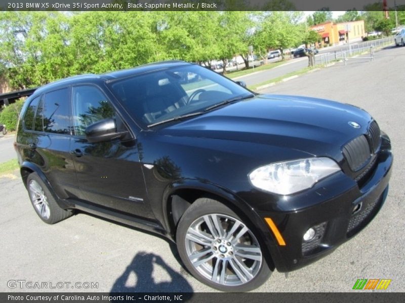 Black Sapphire Metallic / Black 2013 BMW X5 xDrive 35i Sport Activity