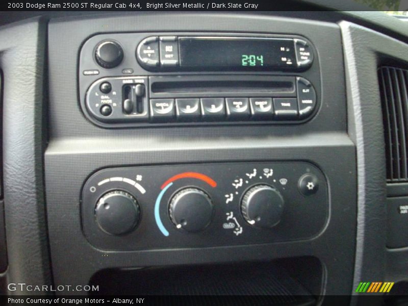 Bright Silver Metallic / Dark Slate Gray 2003 Dodge Ram 2500 ST Regular Cab 4x4
