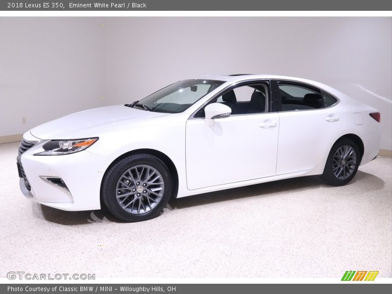 Eminent White Pearl / Black 2018 Lexus ES 350