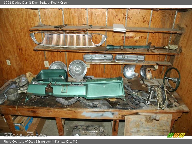 Red / Green 1962 Dodge Dart 2 Door Sedan