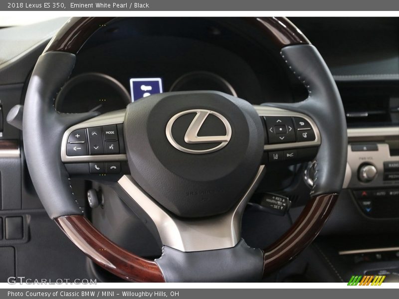 Eminent White Pearl / Black 2018 Lexus ES 350