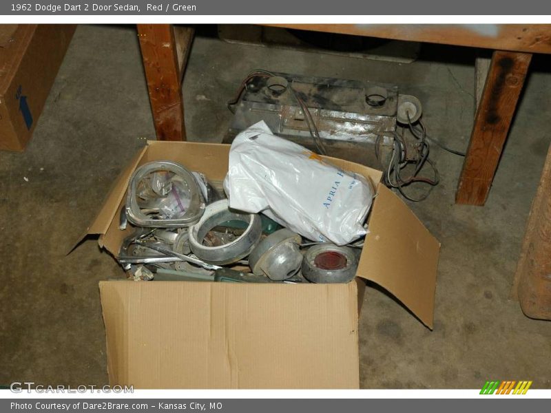 Red / Green 1962 Dodge Dart 2 Door Sedan