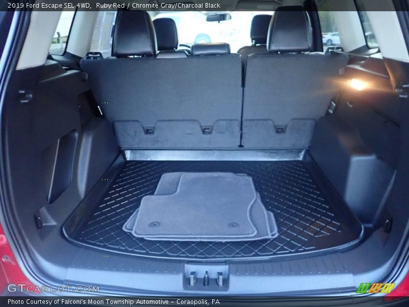 Ruby Red / Chromite Gray/Charcoal Black 2019 Ford Escape SEL 4WD