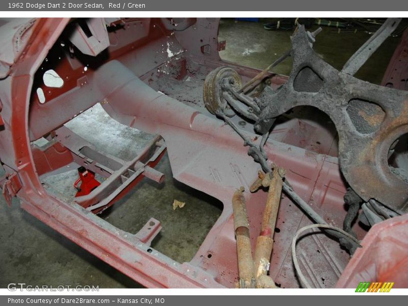 Red / Green 1962 Dodge Dart 2 Door Sedan