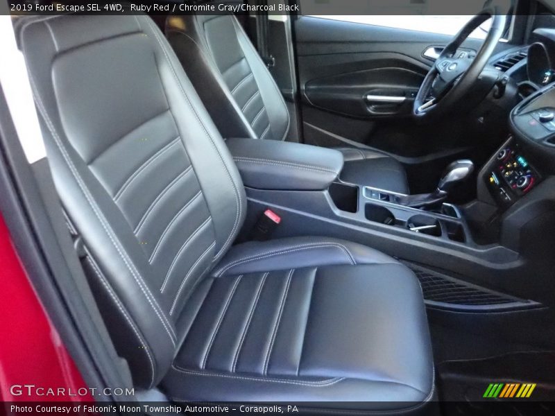Ruby Red / Chromite Gray/Charcoal Black 2019 Ford Escape SEL 4WD